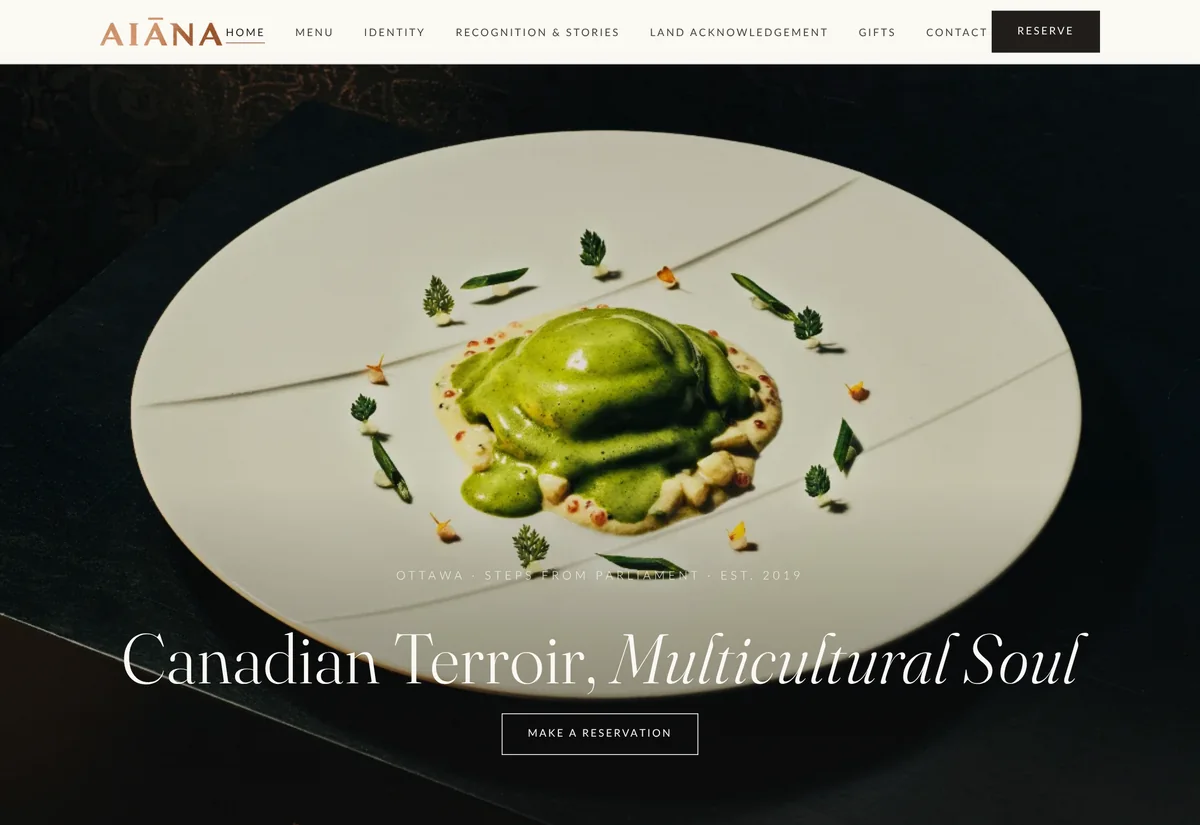 Aiāna website