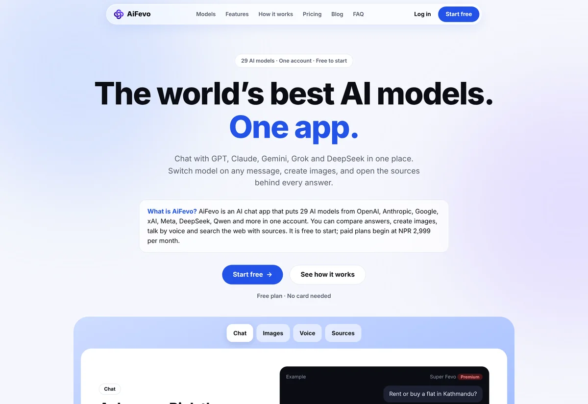 AiFevo website