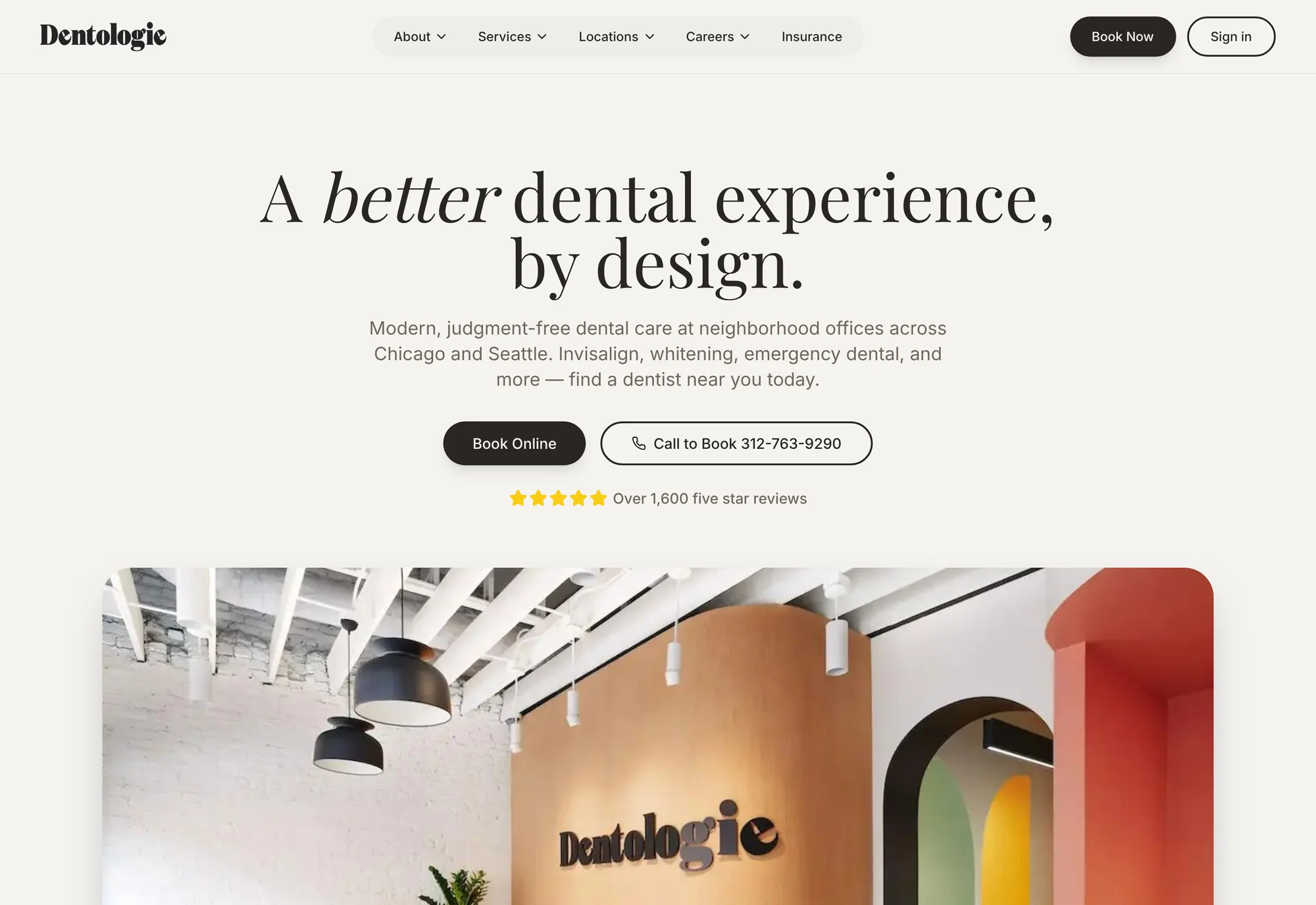Dentologie website