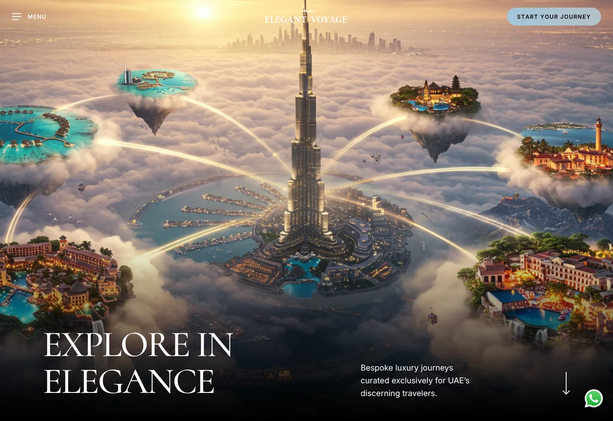Elegant Voyage website