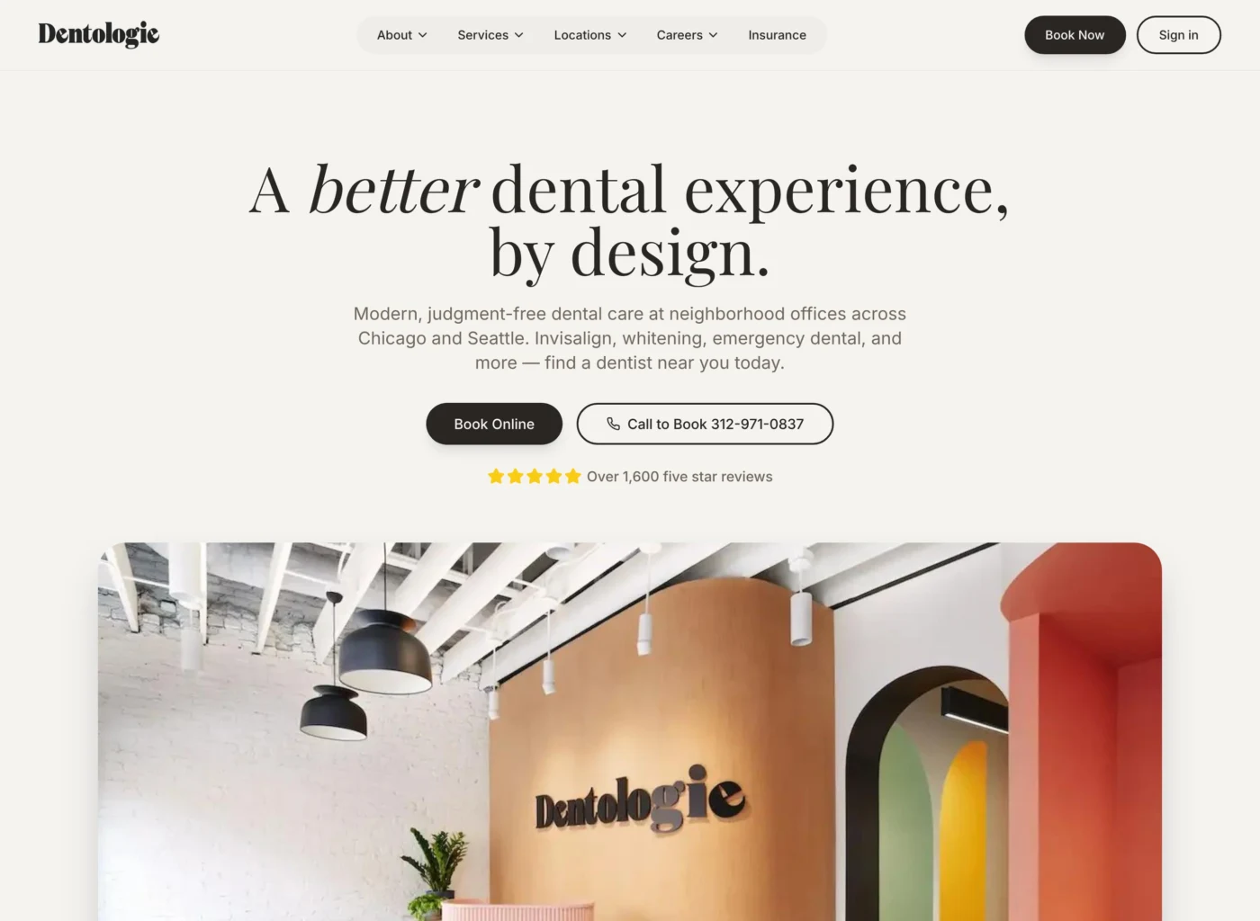 Dentologie dental website